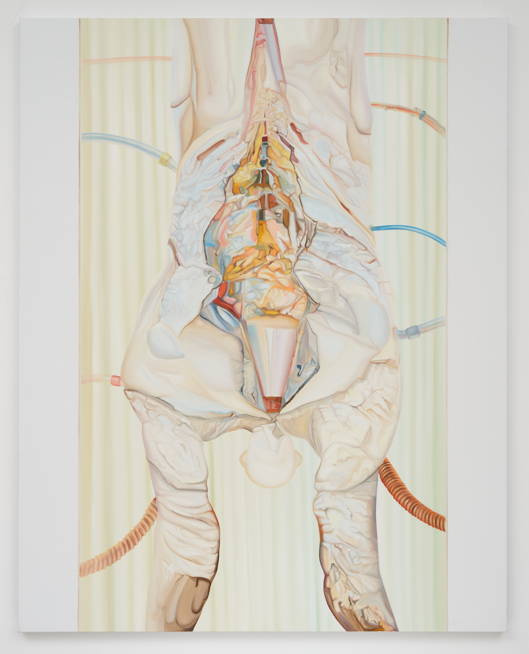 <i>X</i>, 2023. Oil on linen, 47 5/8 x 59 7/8 in (121 x 152 cm)